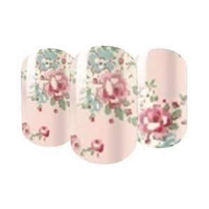 Floral nail wrap