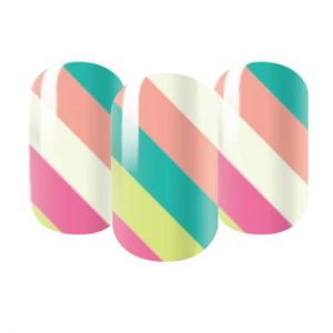 stripey nail wraps